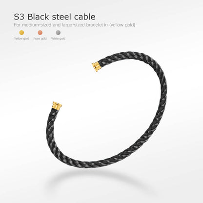 [：Polaidi Jewelry]FORCE SERIES BRACELET CABLES 50 CHOICES (DIY SELECTION)