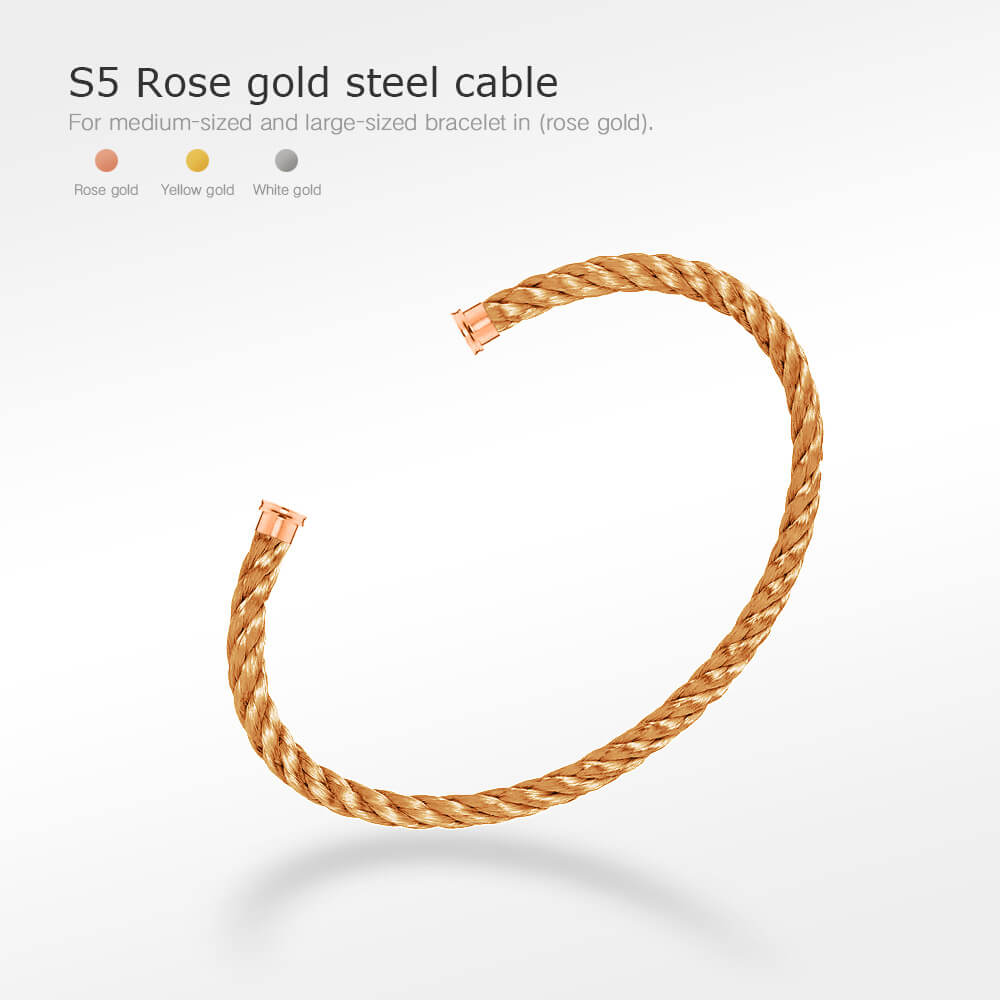 [：Polaidi Jewelry]FORCE SERIES BRACELET CABLES 50 CHOICES (DIY SELECTION)