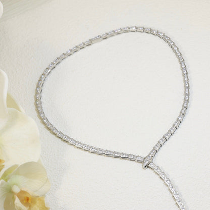 [Polaidi Jewelry]SERPENTI NECKLACE SILVER DIAMOND