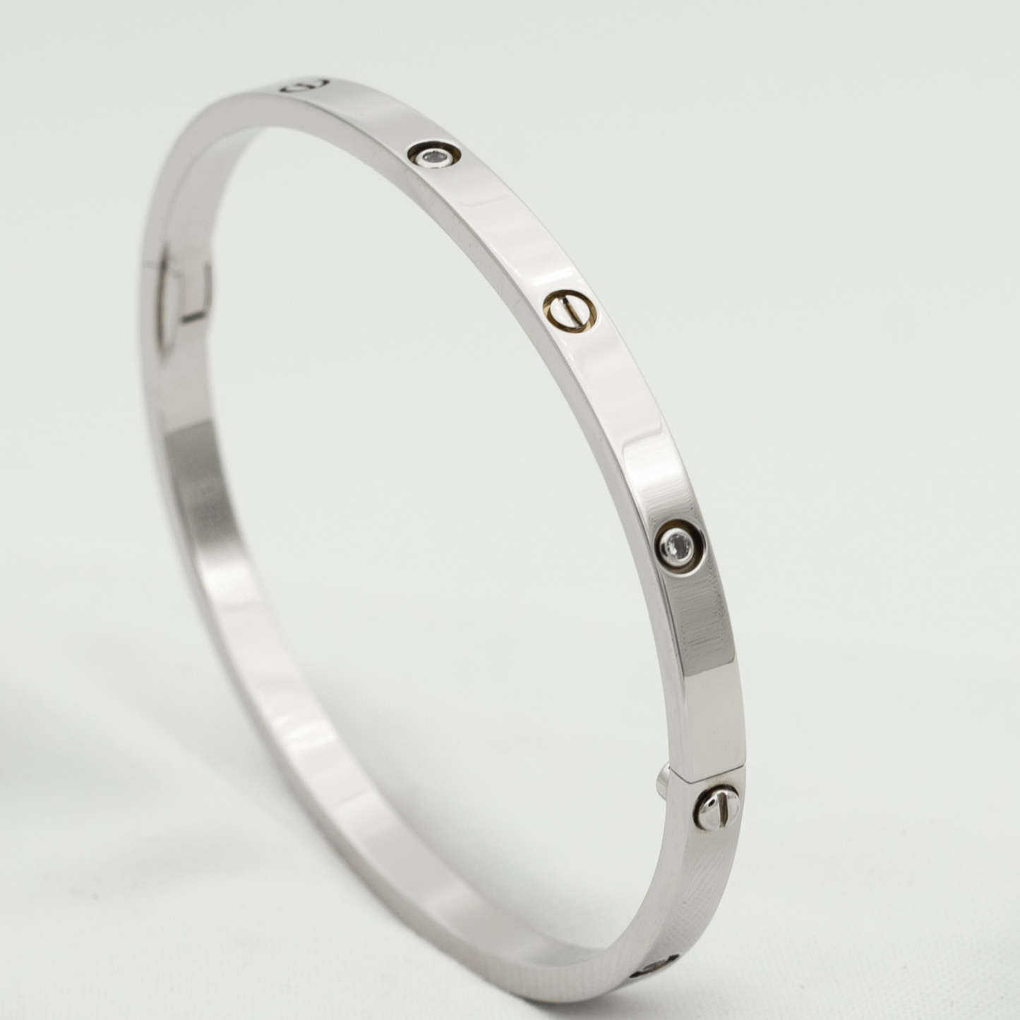 [：Polaidi Jewelry]LOVE BRACELET 3.65MM 6 DIAMONDS