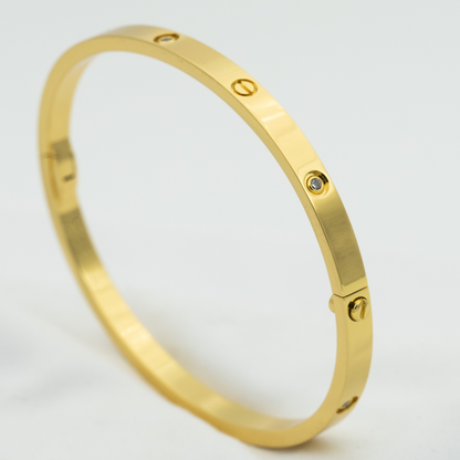 [：Polaidi Jewelry]LOVE BRACELET 3.65MM 6 DIAMONDS