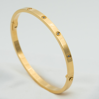 [Polaidi Jewelry]LOVE BRACELET 3.65MM 10 DIAMONDS