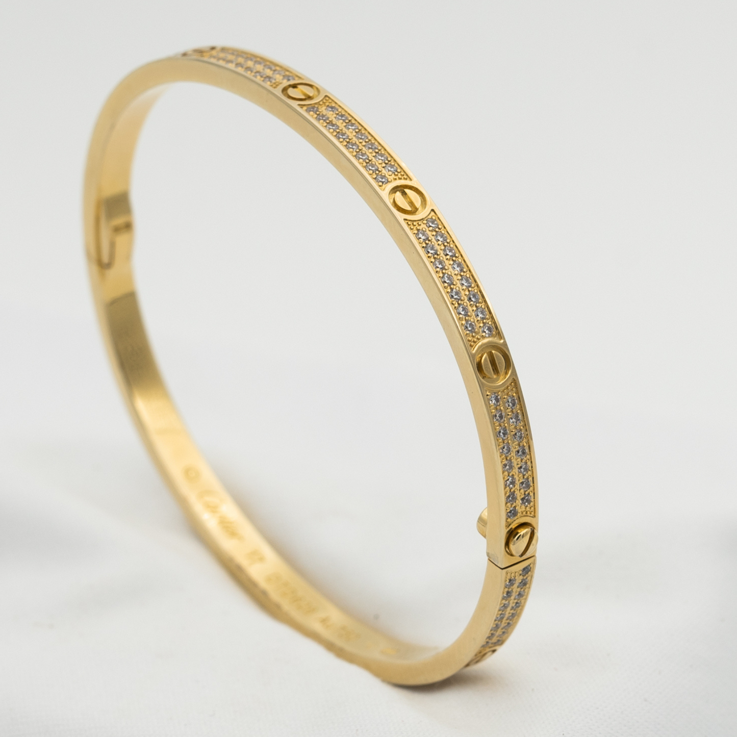 [：Polaidi Jewelry]LOVE BRACELET 3.65MM DIAMOND-PAVED