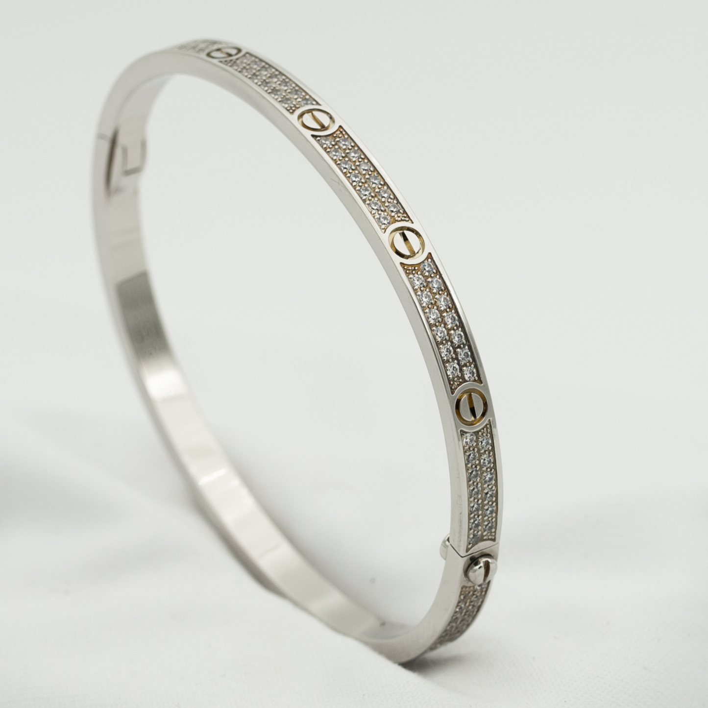 [Polaidi Jewelry]LOVE BRACELET 3.65MM DIAMOND-PAVED