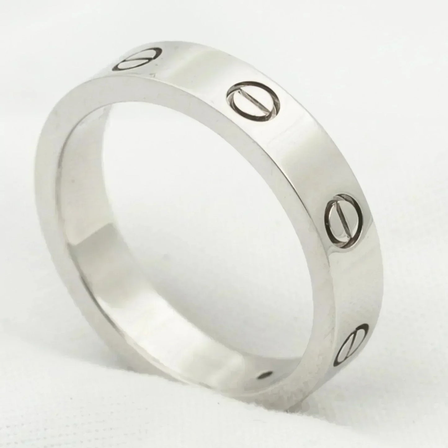 [：Polaidi Jewelry]LOVE RING 4MM 1 DIAMOND SILVER