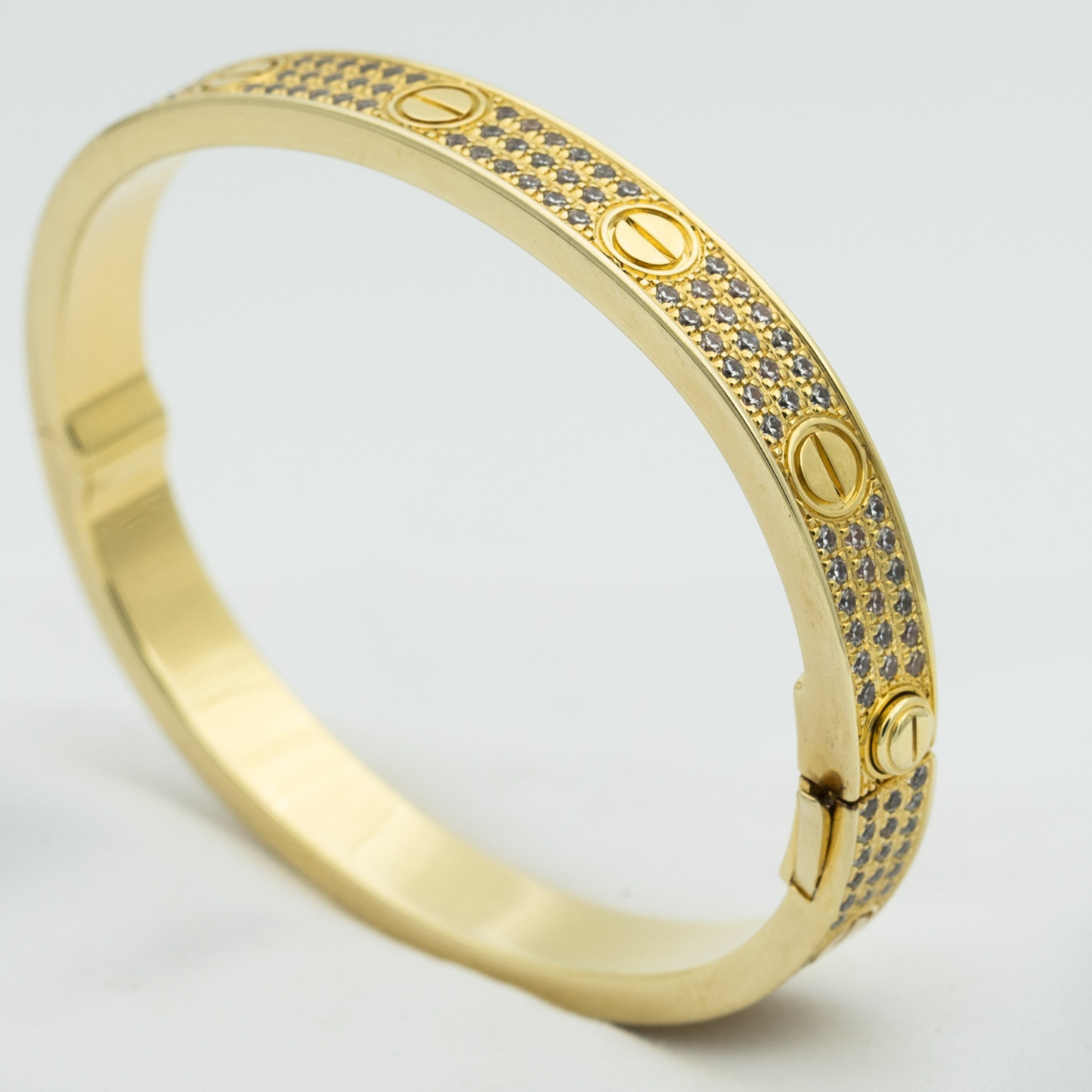 [Polaidi Jewelry]LOVE BRACELET 6.1MM DIAMOND-PAVED