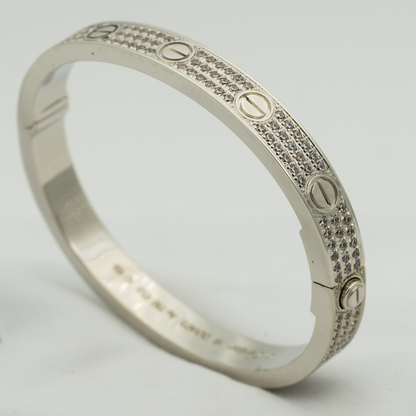 [：Polaidi Jewelry]LOVE BRACELET 6.1MM DIAMOND-PAVED