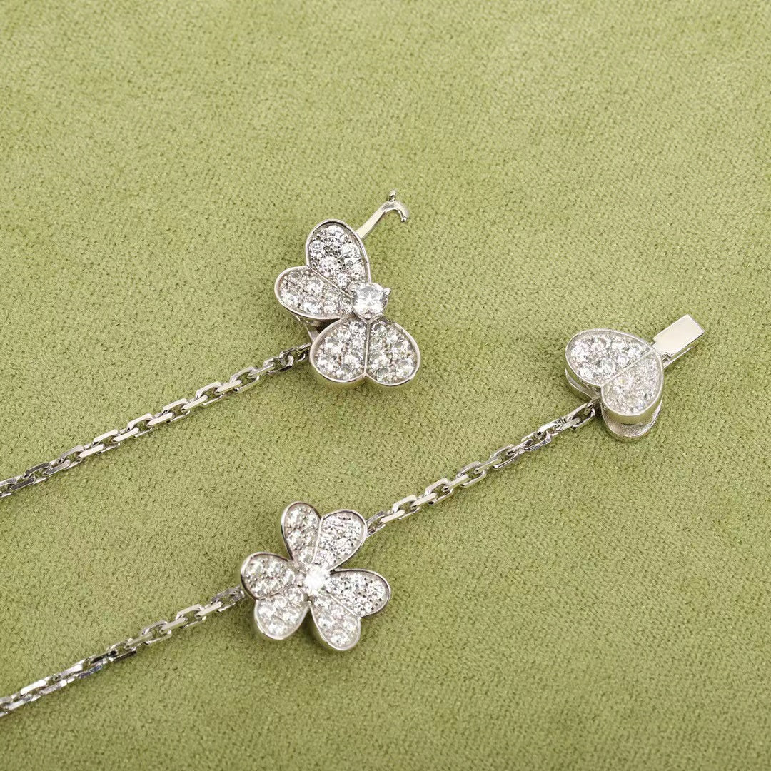 [：Polaidi Jewelry]FRIVOLE SILVER 9 FLOWERS NECKLACE