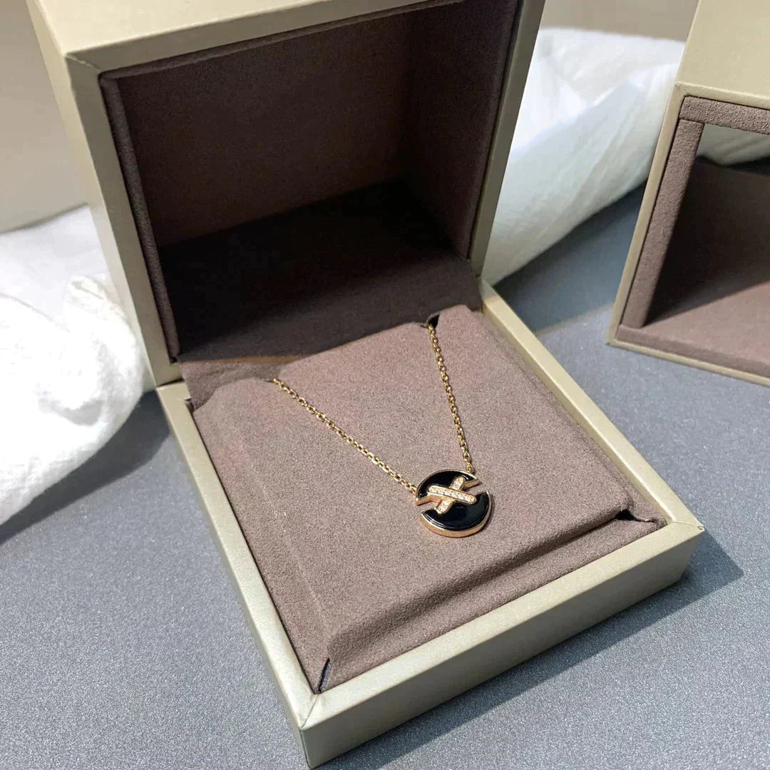 [：Polaidi Jewelry]JEUX DE ROSE GOLD DIAMOND NECKLACE