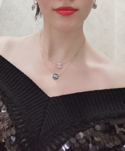 [Polaidi Jewelry]JEUX DE ROSE GOLD DIAMOND NECKLACE