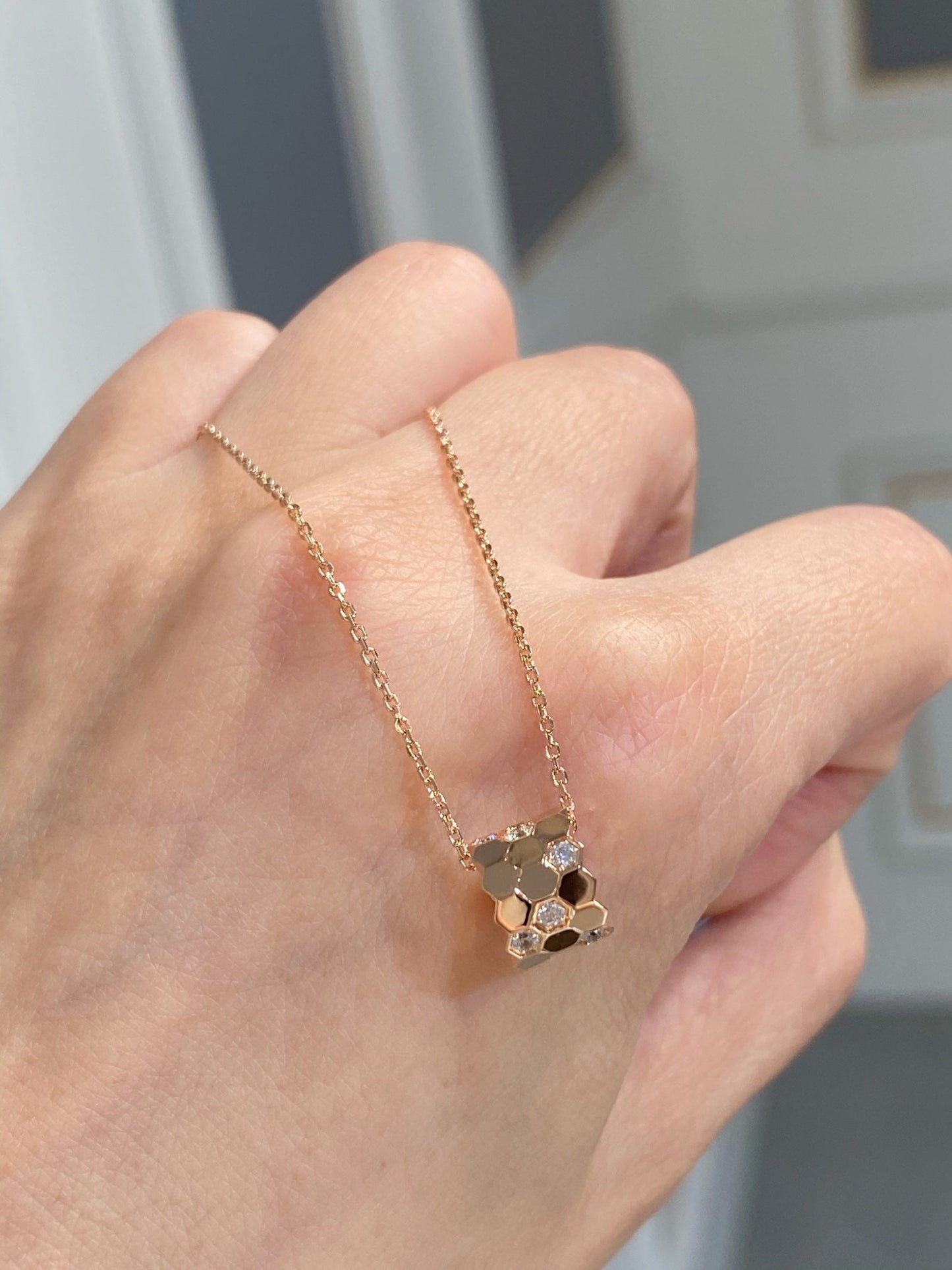 [：Polaidi Jewelry]BEE LOVE DIAMOND NECKLACE