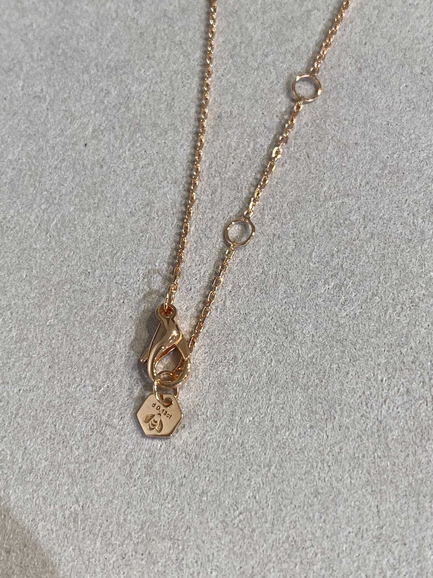 [：Polaidi Jewelry]BEE LOVE DIAMOND NECKLACE