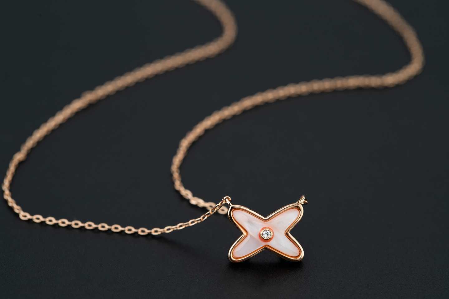[Polaidi Jewelry]JEUX DE NECKLACE 1 DIAMOND