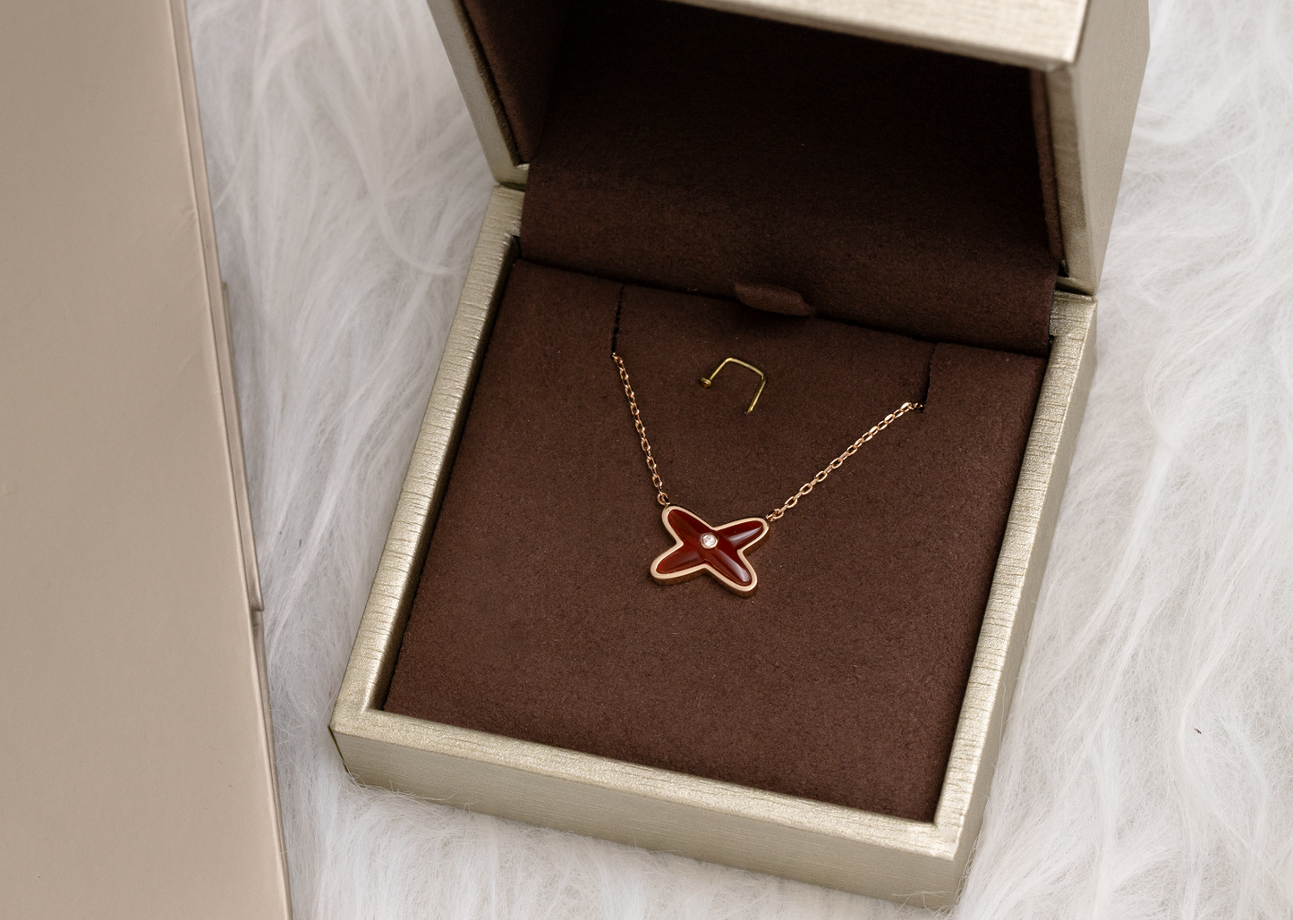[：Polaidi Jewelry]JEUX DE NECKLACE 1 DIAMOND