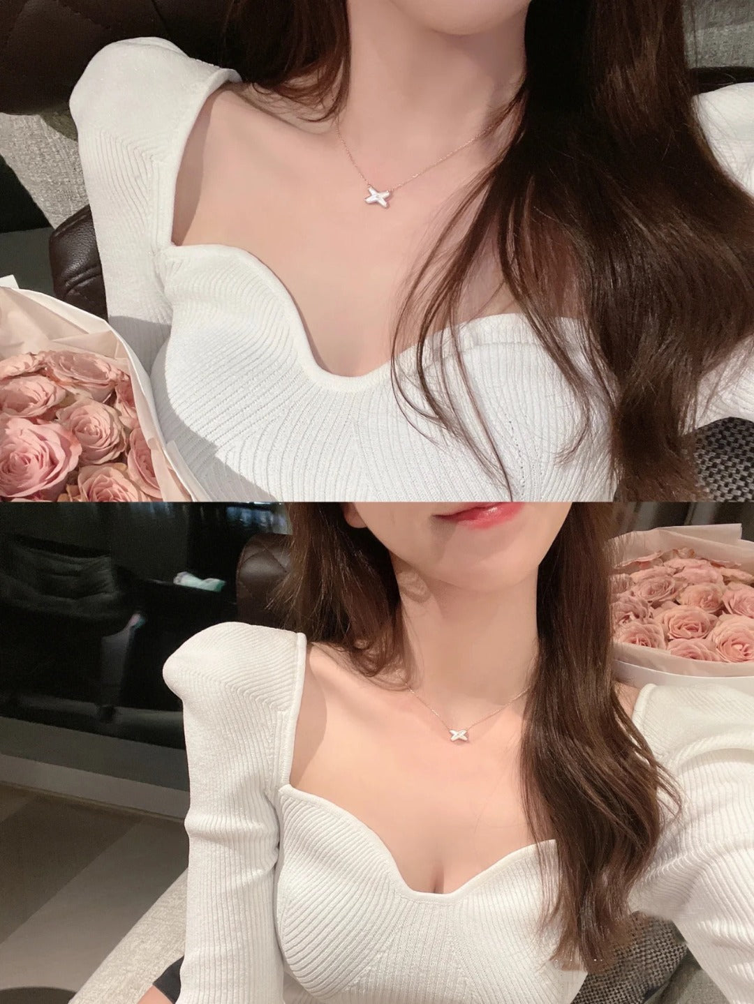 [Polaidi Jewelry]JEUX DE NECKLACE 1 DIAMOND