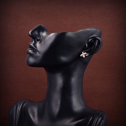 [Polaidi Jewelry]JEUX DE GOLD DIAMOND EARRINGS