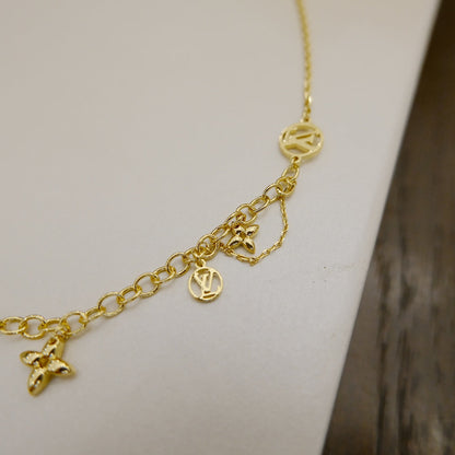 [：Polaidi Jewelry]BLOOMING SUPPLE NECKLACE BRASS