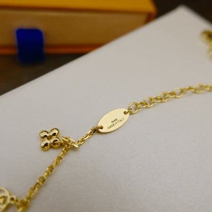[：Polaidi Jewelry]BLOOMING SUPPLE NECKLACE BRASS