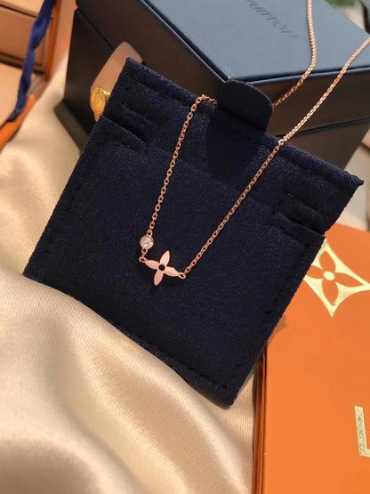 [Polaidi Jewelry]BLOSSOM PENDANT PINK GOLD AND DIAMOND