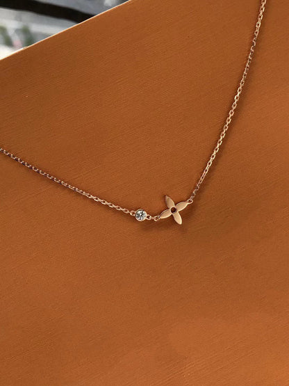 [：Polaidi Jewelry]BLOSSOM PENDANT PINK GOLD AND DIAMOND
