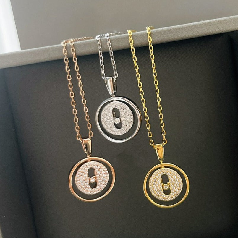 [Polaidi Jewelry]LUCKY MOVER PM HALSKETTE PAVÉ