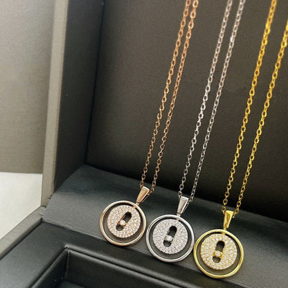 [Polaidi Jewelry]LUCKY MOVER PM HALSKETTE PAVÉ