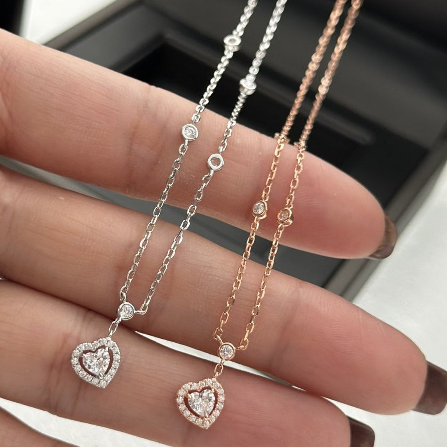 [Polaidi Jewelry]JOY HERZ DIAMANT HALSKETTE
