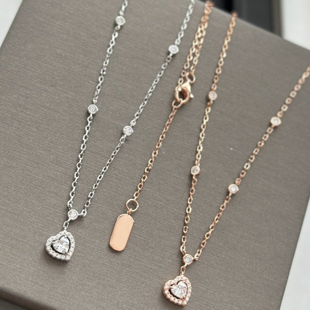 [Polaidi Jewelry]JOY HERZ DIAMANT HALSKETTE