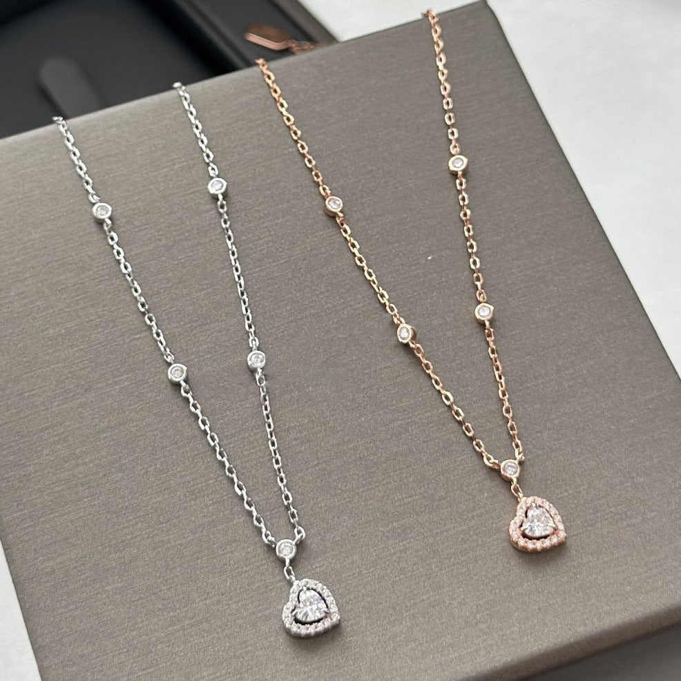 [Polaidi Jewelry]JOY HERZ DIAMANT HALSKETTE