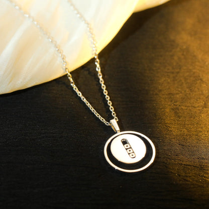 [Polaidi Schmuck]LUCKY MOVE MM HALSKEТTE AUS SILBER MIT DIAMANTEN