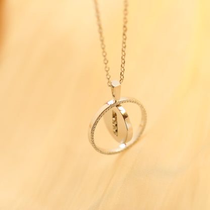[Polaidi Schmuck]LUCKY MOVE MM HALSKEТTE AUS SILBER MIT DIAMANTEN