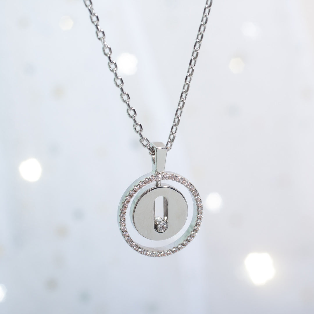 [Polaidi Jewelry]LUCKY MOVE PM HALSKETTE SILBER DIAMANT