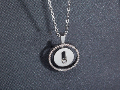 [Polaidi Jewelry]LUCKY MOVE PM HALSKETTE SILBER DIAMANT