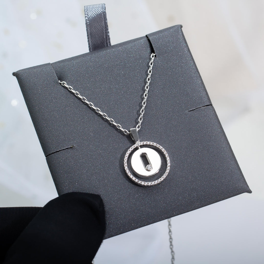 [Polaidi Jewelry]LUCKY MOVE PM HALSKETTE SILBER DIAMANT