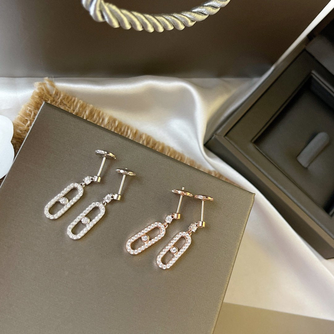 [Polaidi Jewelry]DORMEUSES MOVE UNO DIAMOND OHRRINGE