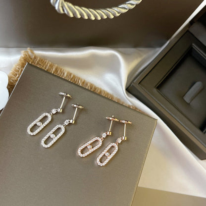 [Polaidi Jewelry]DORMEUSES MOVE UNO DIAMOND OHRRINGE