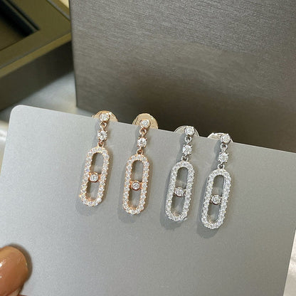 [Polaidi Jewelry]DORMEUSES MOVE UNO DIAMOND OHRRINGE