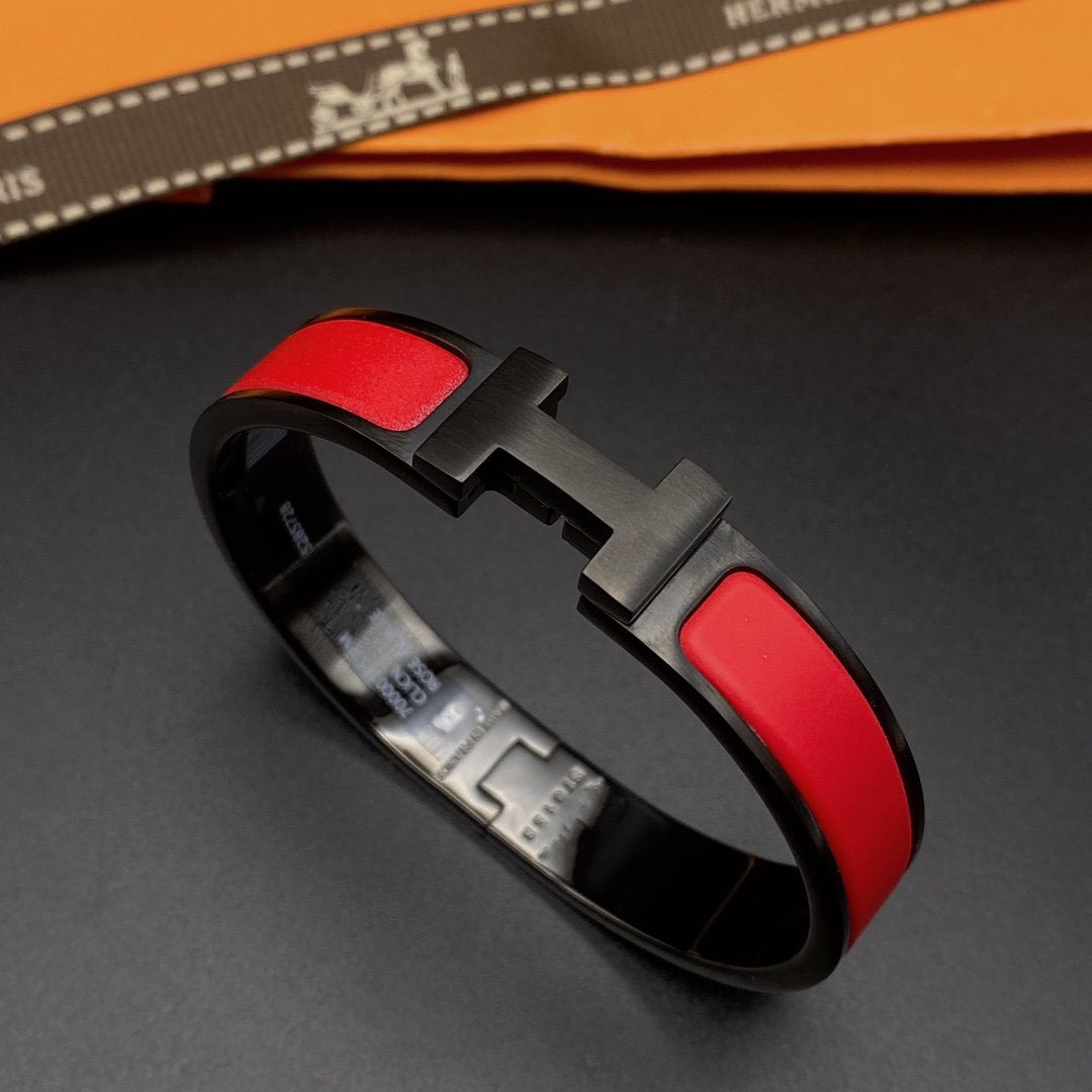 [Polaidi Jewelry]CLIC HM SO BLACK RED BRACELET