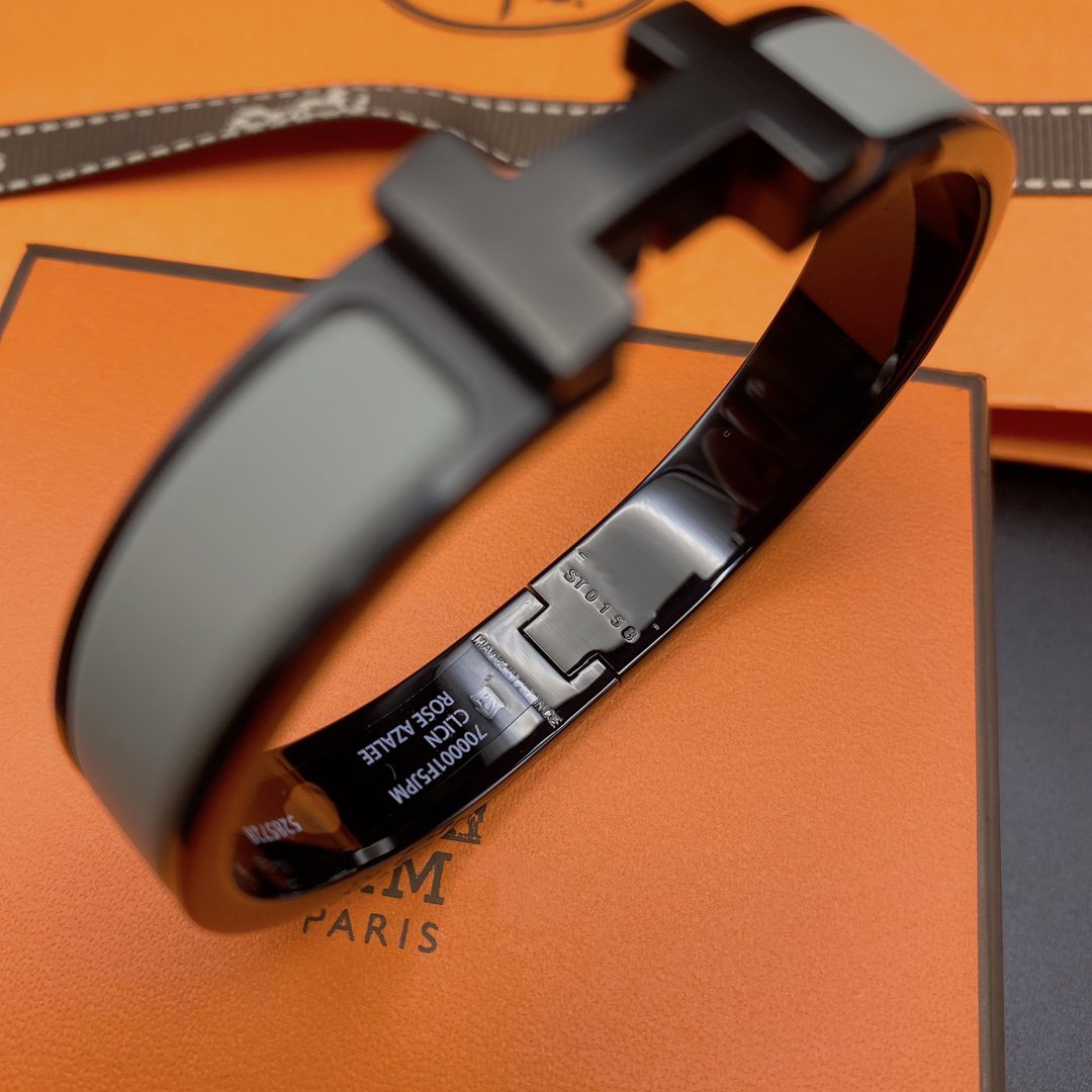 [：Polaidi Jewelry]CLIC HM SO BLACK GREY BRACELET