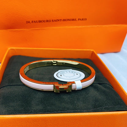 [Polaidi Jewelry]CLASSIC HM CLIC  PINK 8MM ENAMEL BRACELET