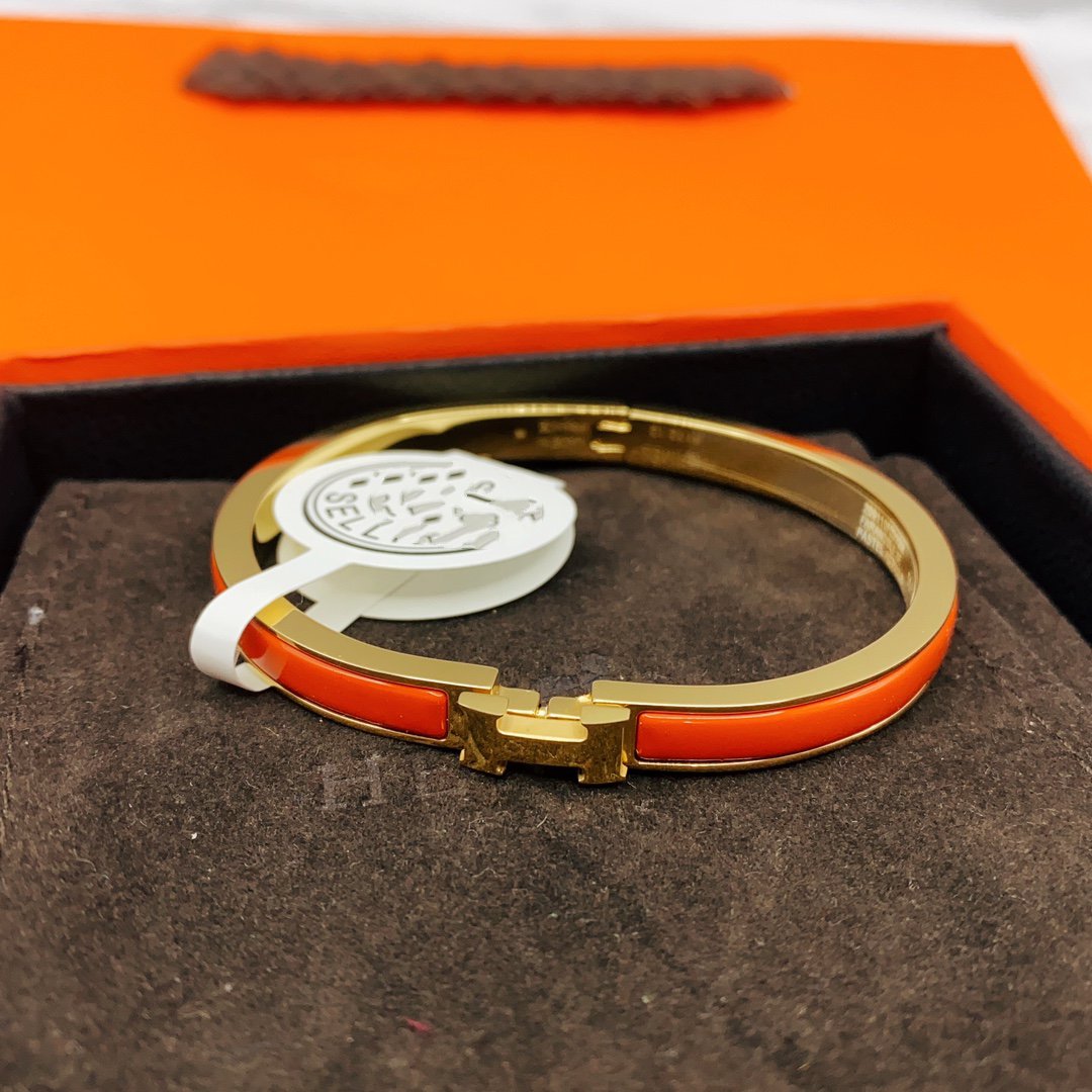 [：Polaidi Jewelry]CLASSIC HM CLIC RED 8MM ENAMEL BRACELET
