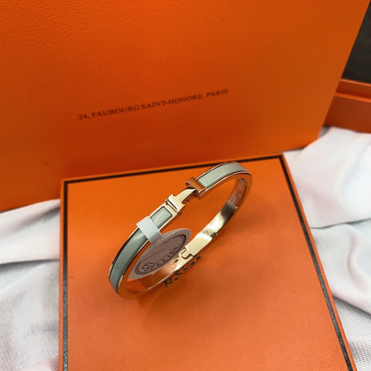[Polaidi Jewelry]CLASSIC HM CLIC GREEN 8MM ENAMEL BRACELET
