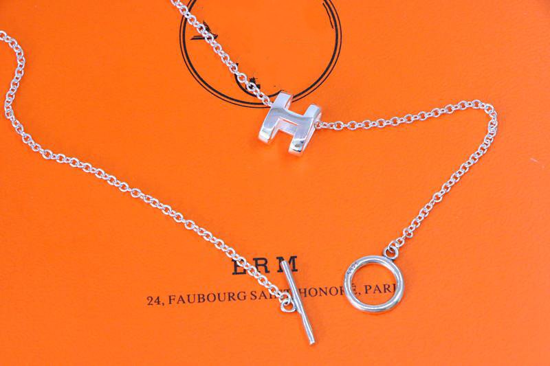 [：Polaidi Jewelry]HM NECKLACE H LETTER OVAL SERIES