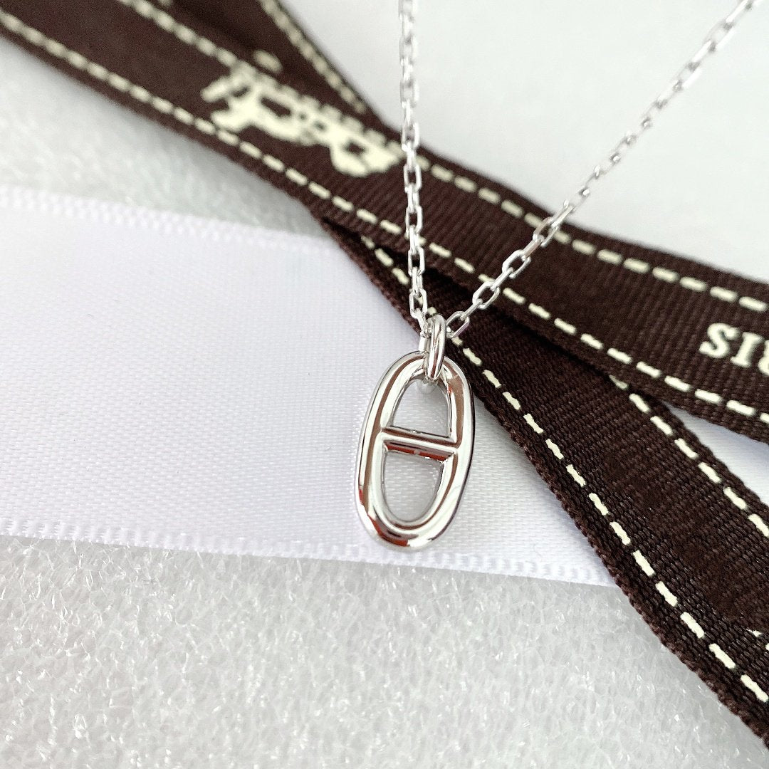 [：Polaidi Jewelry]HM PIG NOSE NECKLACE
