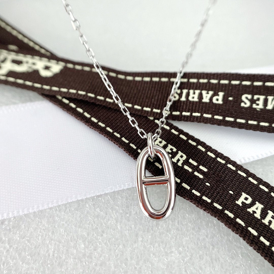 [：Polaidi Jewelry]HM PIG NOSE NECKLACE