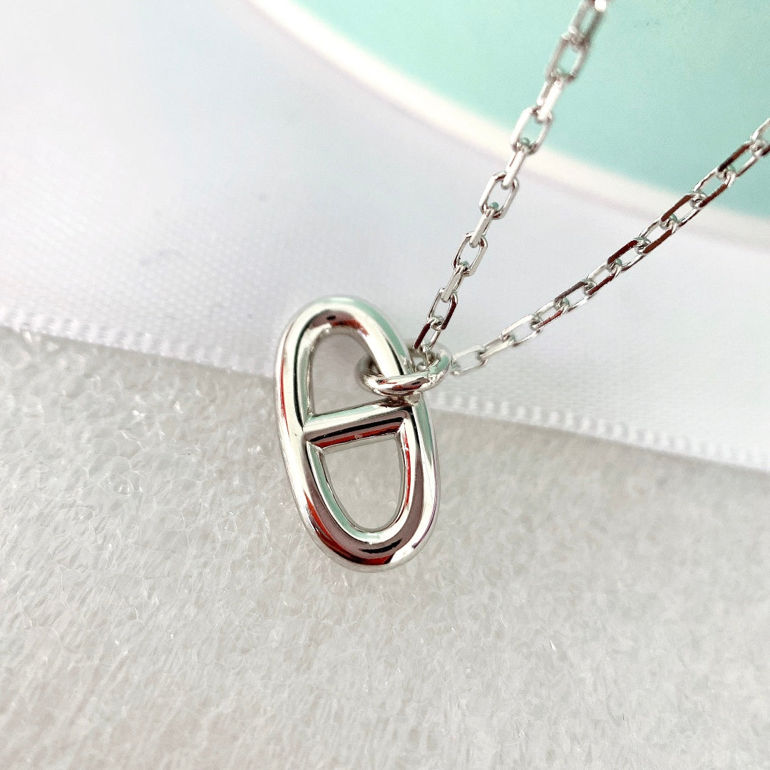 [：Polaidi Jewelry]HM PIG NOSE NECKLACE