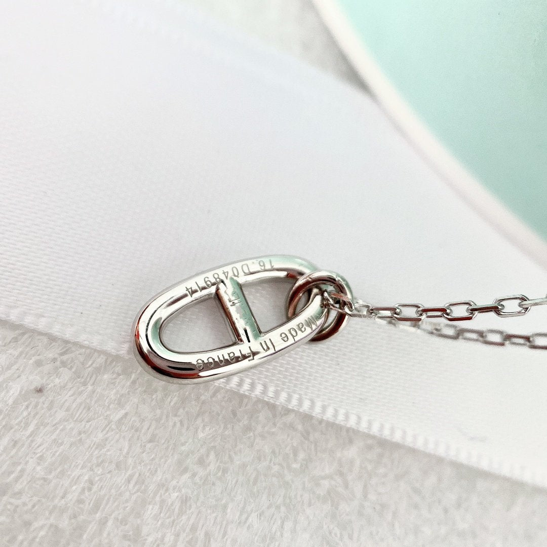 [：Polaidi Jewelry]HM PIG NOSE NECKLACE