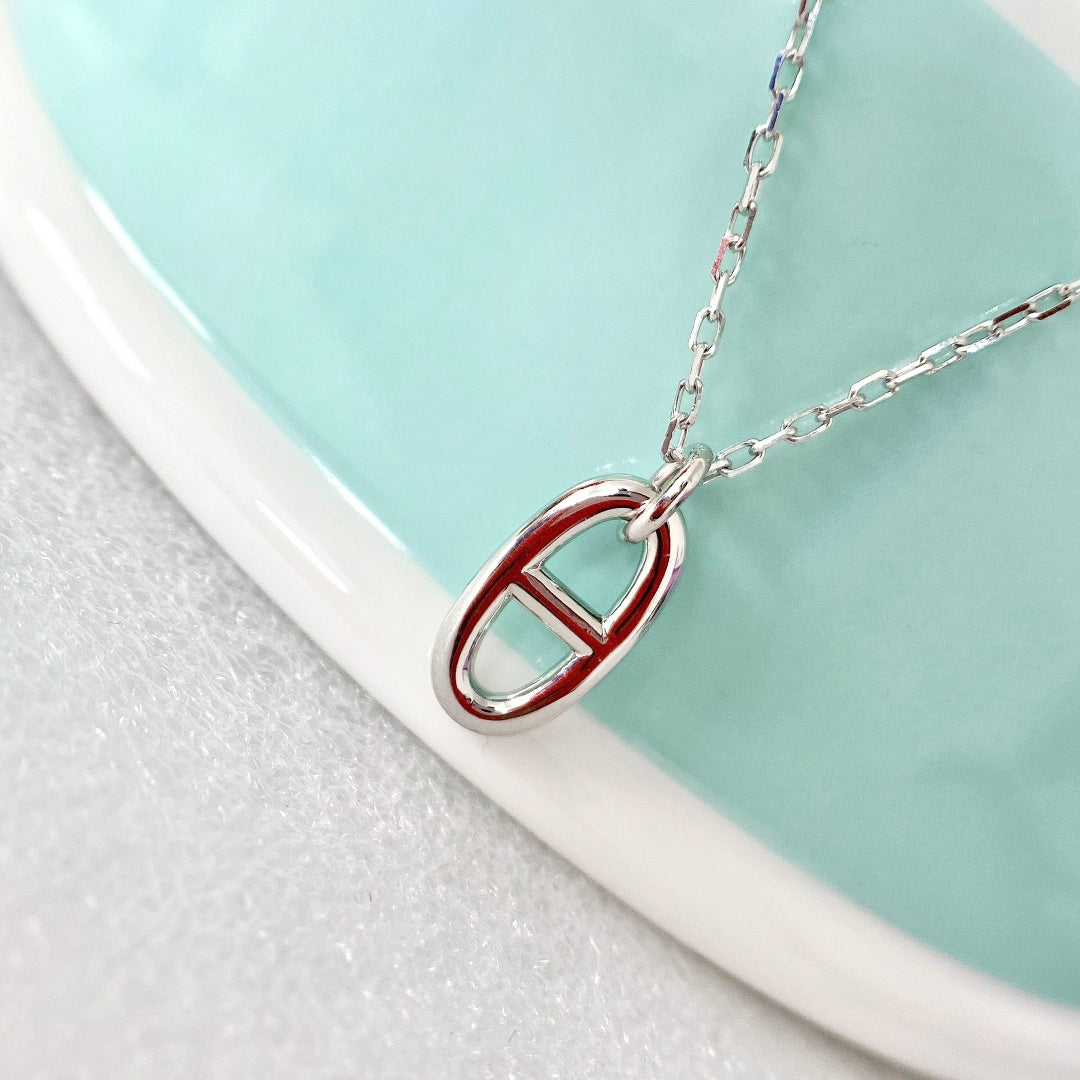 [：Polaidi Jewelry]HM PIG NOSE NECKLACE