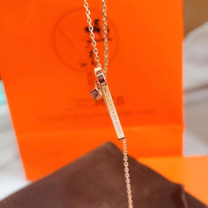 [：Polaidi Jewelry]HMネックレス プラチナ ローズゴールド ダイヤモンド