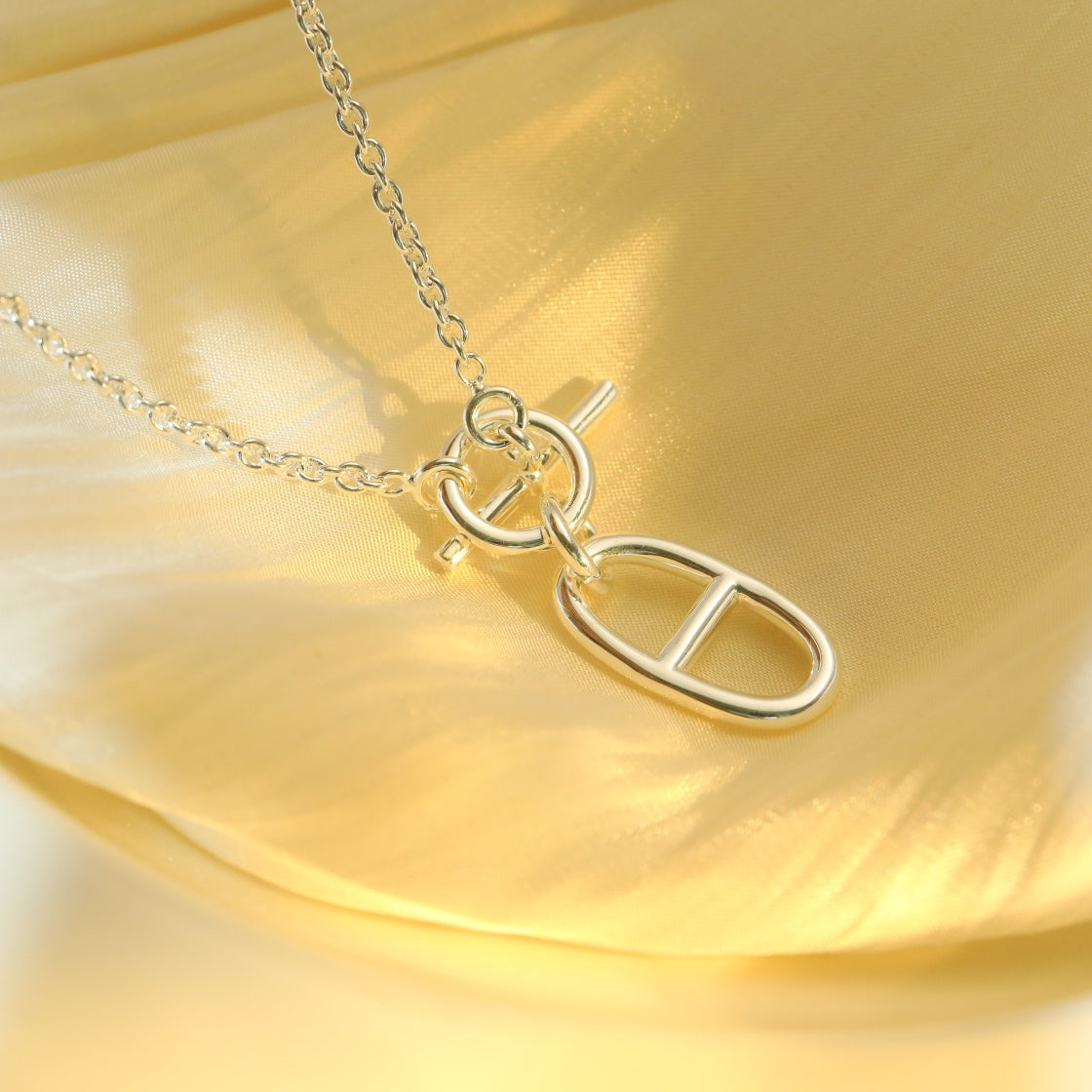[：Polaidi Jewelry]HM CHAINE D'ANCRE PENDANT NECKLACE STERLING SILVER